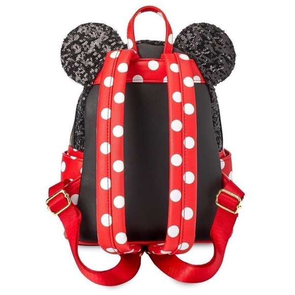 SOLD Minnie Mouse Sequin Disney Loungefly Backpack ❤️☁️✨ - Picture 2 of 12